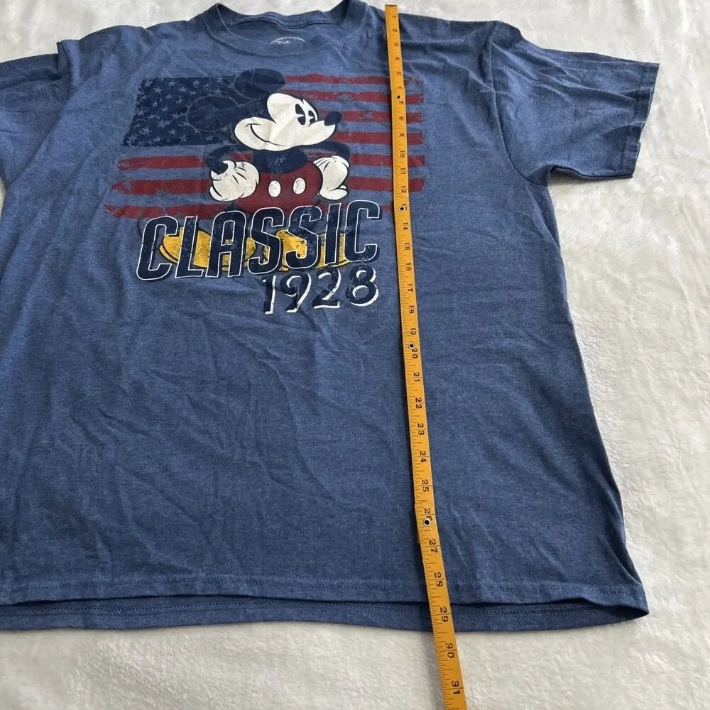 Disney Mickey Mouse American Flag Classic 1928 Size XL Retro Steamboat Willie